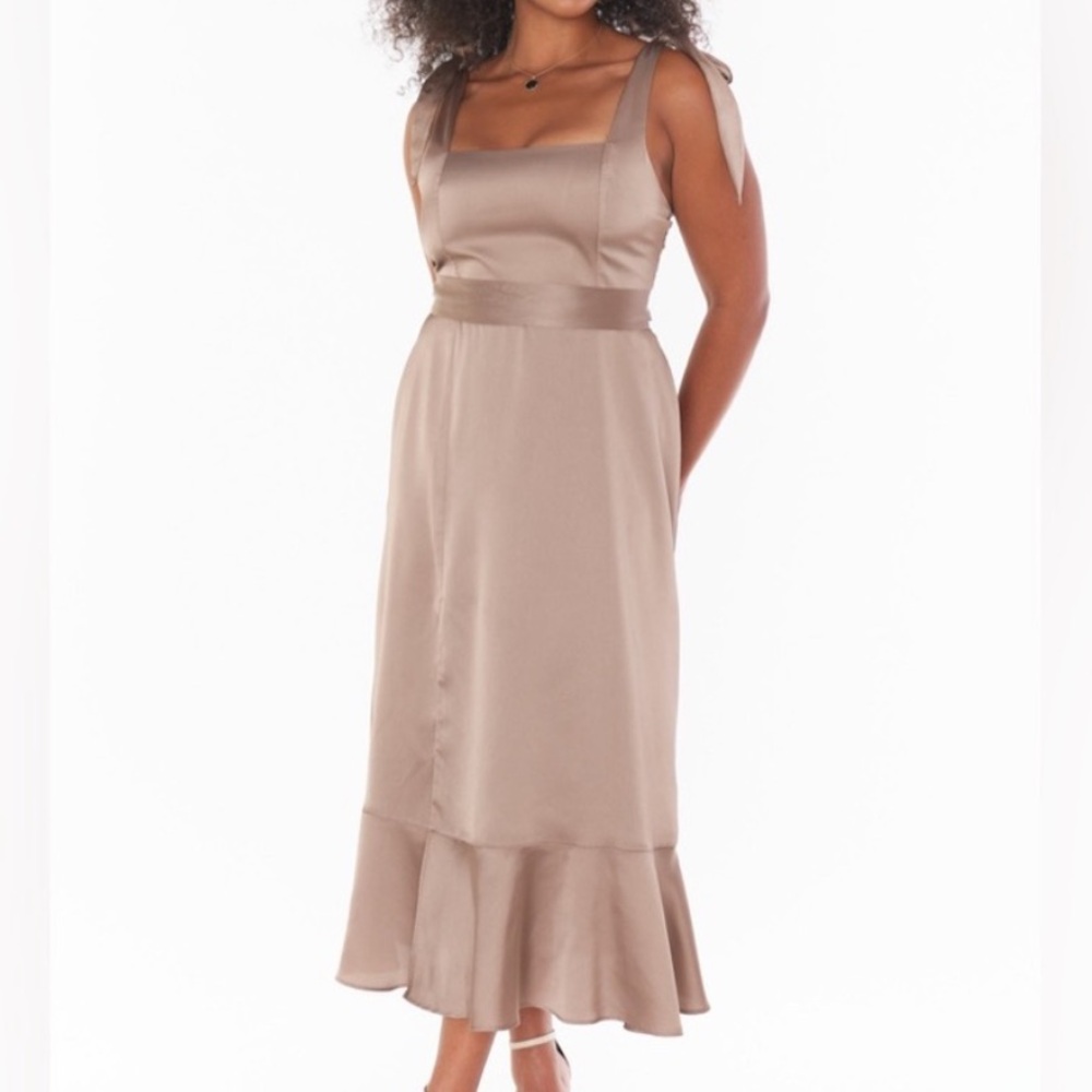 NWT Show Me Your MuMu satin dress